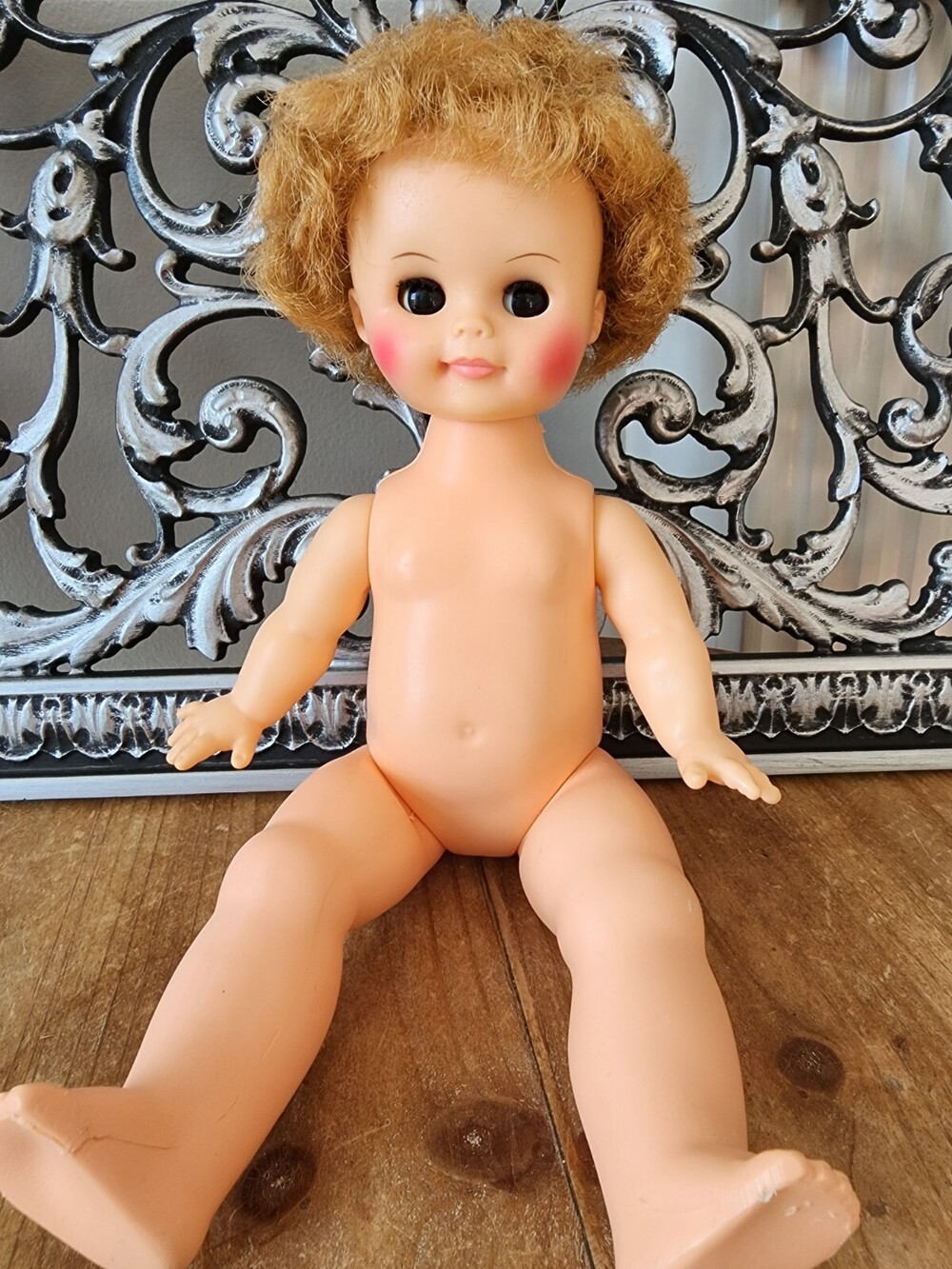 Vintage 1969 Horsman Brown Hair Teenie Tot Doll 11" T 11 - 4.1f